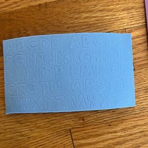 Alphabet Foam Sheets